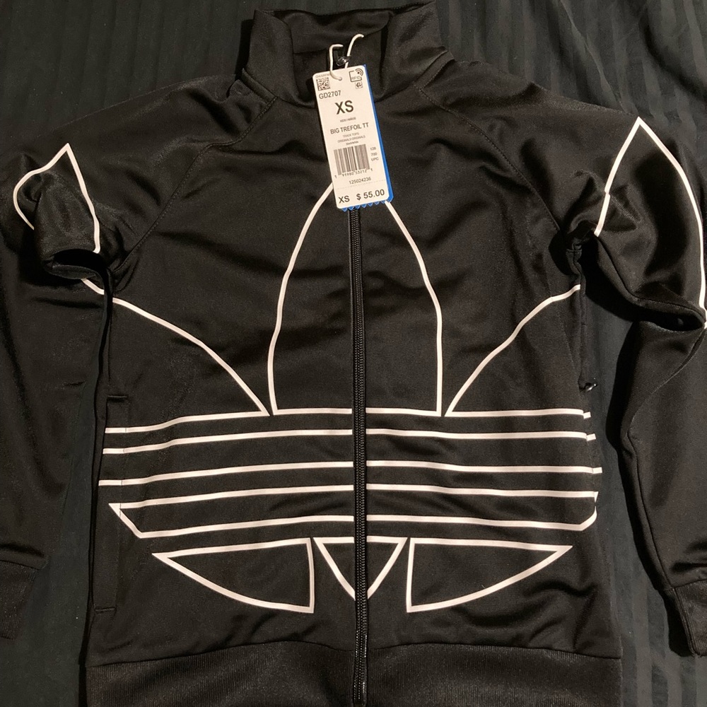 Adidas Big Trefoil TT black/white, Youth XS